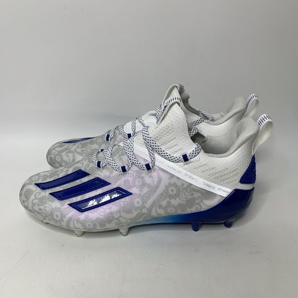 Adidas Football Cleats Adizero Reign Young King Mens Size 11 FU6707 Floral Blue main image 5